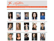 Tablet Screenshot of agentur-matthies.de